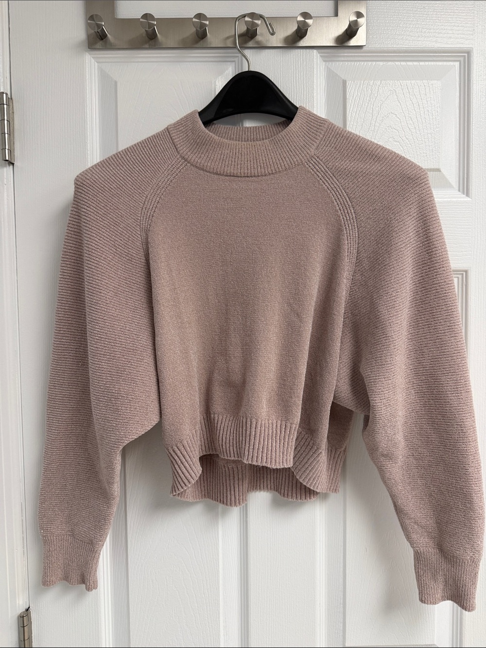 Express Blush Pink Mock Neck Sweater